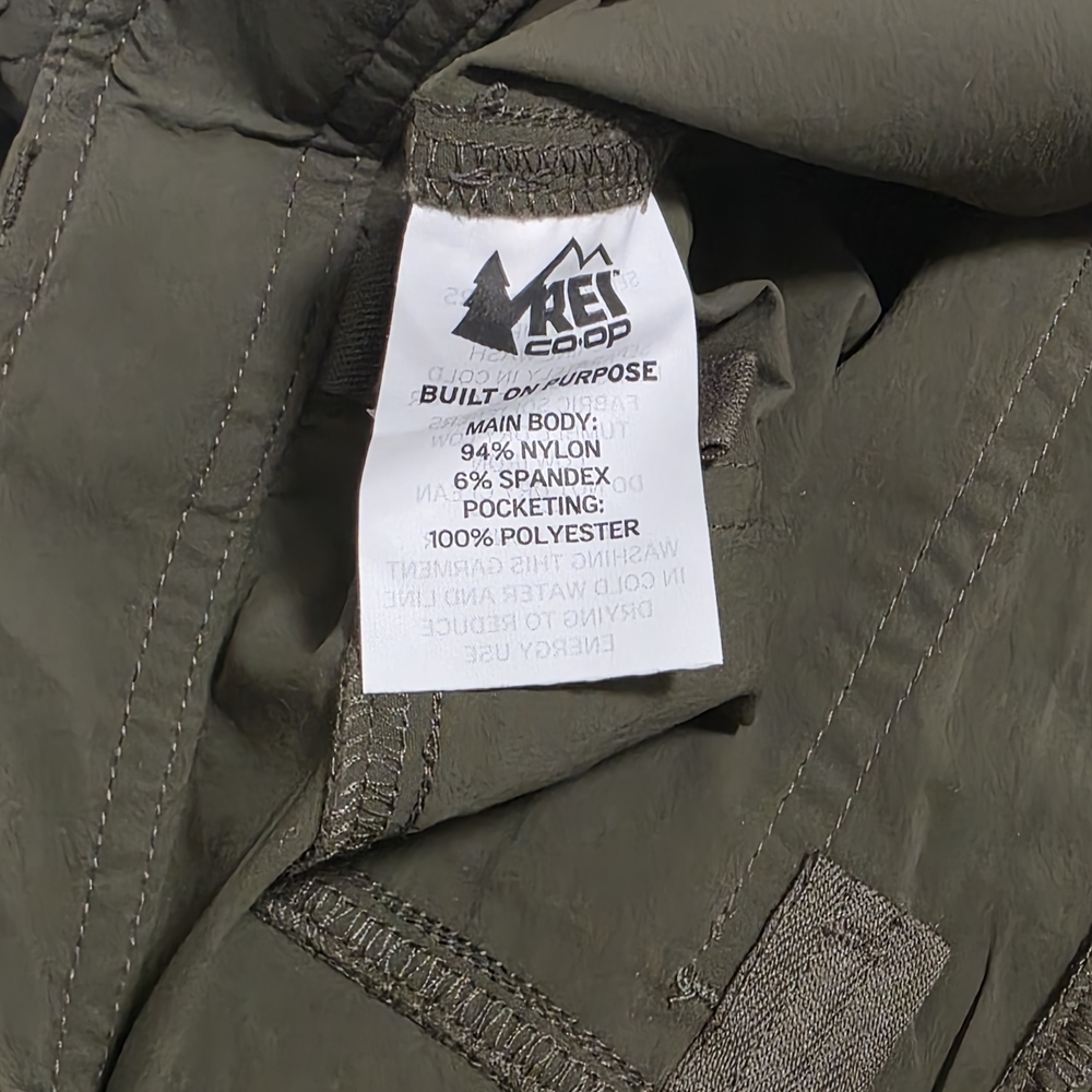 REI Women's Olive Cargo Shorts - Picture 5 of 5
